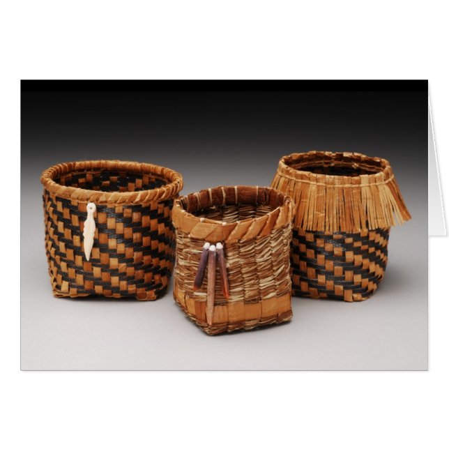 Cedar Bark Baskets #2 (Front Horizontal)