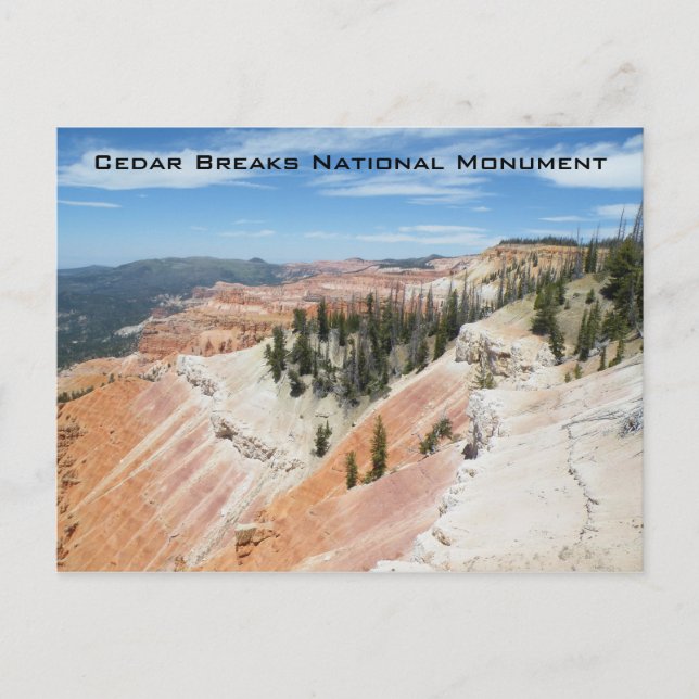 Cedar Breaks National Monument Postcard (Front)