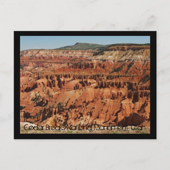 Cedar Breaks National Monument Postcard (Front)