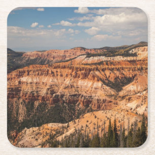 Cedar Breaks National Monument, Utah Square Paper Coaster