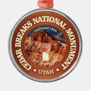 Cedar Breaks (NM) Metal Ornament