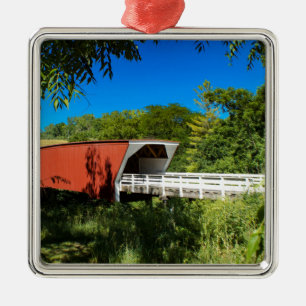 Cedar  Bridge Metal Ornament