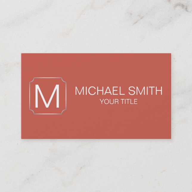 Cedar Chest colour background Business Card (Front)
