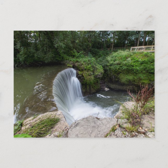 Cedar Cliff Falls, Cedarville, Ohio Postcard (Front)