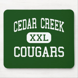 Cedar Creek - Cougars - High - Ruston Louisiana Mouse Pad