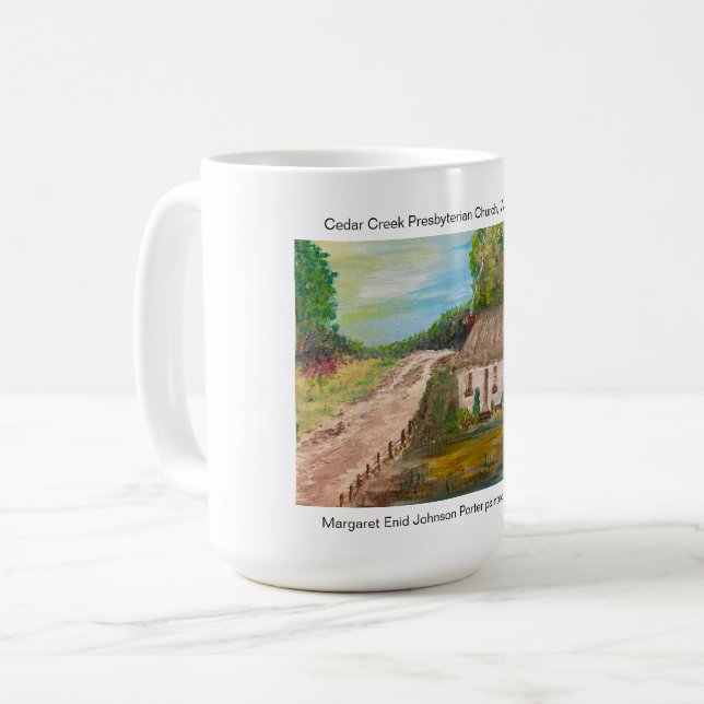  Cedar Creek Presbyterian Church 1987 MEJP  Coffee Mug (Front Left)