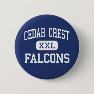 Cedar Crest - Falcons - High - Lebanon 2 Inch Round Button