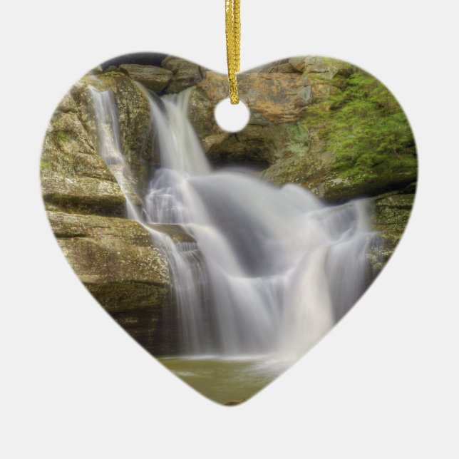 Cedar Falls, Hocking Hills Ohio Ceramic Ornament (Front)