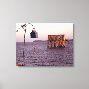 Cedar Key Bird Feeder Canvas Print