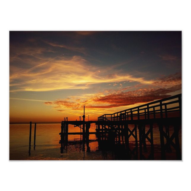 Cedar Key Sunset Print (Front)