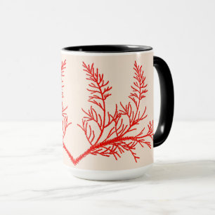 Cedar Leaves on a Combo Mug (15 oz.)