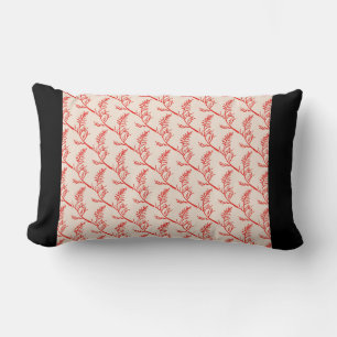 Cedar Leaves on a Lumbar Pillow