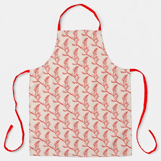 Cedar Leaves on an Apron (Front)