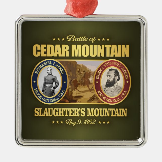 Cedar Mountain (FH2) Metal Ornament (Front)
