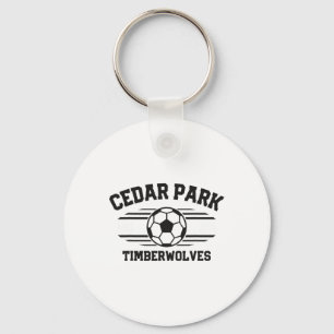 Cedar Park Timberwolves Soccer Ll 2025  Keychain