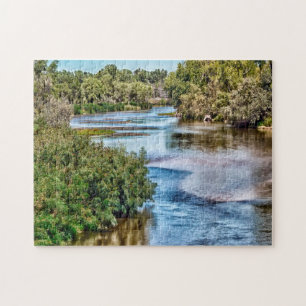 Cedar River Nebraska. Jigsaw Puzzle