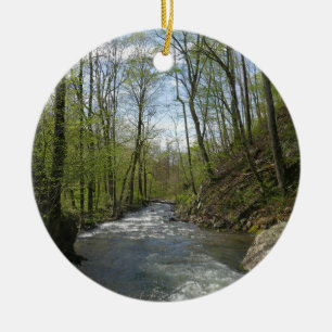 Cedar Run at White Oak Canyon Ceramic Ornament