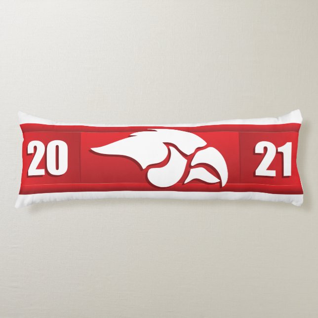 Cedar Springs Red Hawks #2 Body Pillow (Front)