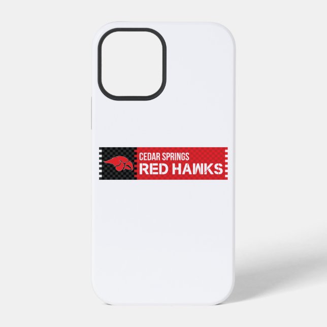 Cedar Springs Red Hawks iPhone Case (Back)