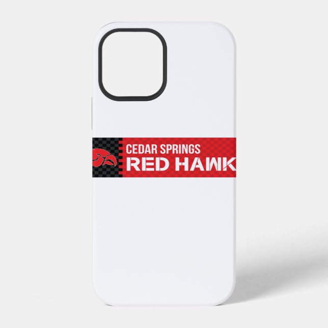Cedar Springs Red Hawks iPhone Case (Back)