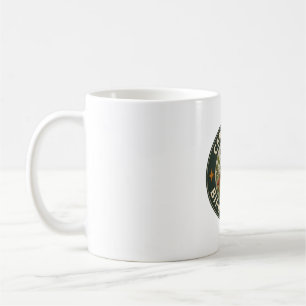 Cedar Waxwing Badge Coffee Mug