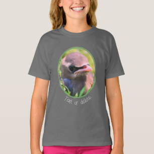 Cedar Waxwing Fledgling Bird Personalized T-Shirt