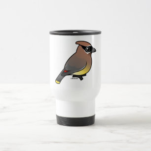 Cedar Waxwing Travel Mug