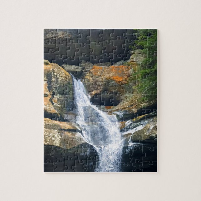Ceder Falls, Hocking Hills Ohio Jigsaw Puzzle (Vertical)