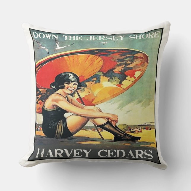 Cèdres de Jersey Shore Harvey Oreillers (Recto)