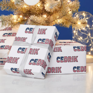 Cedrik Vorname Name USA US Geschenkpapier Papier Wrapping Paper