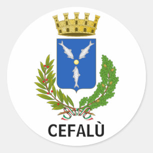 Cefalù coat of arms - Sicily Classic Round Sticker
