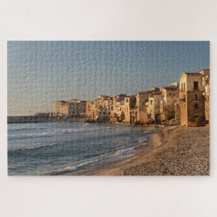 Cefalu, seaside town in Sicily Jigsaw Puzzle