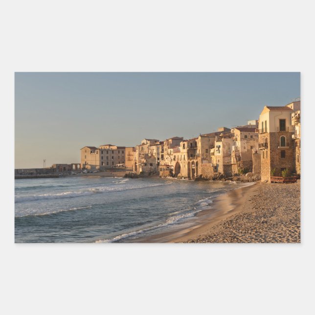 Cefalu, seaside town in Sicily Sticker (Front)