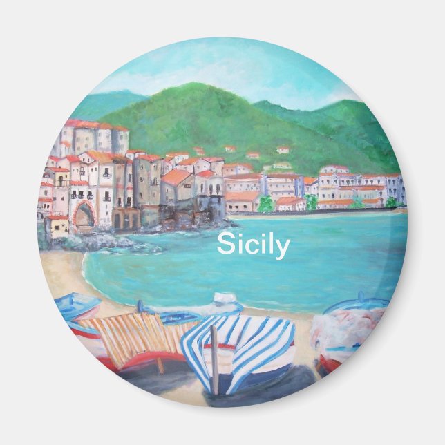 Cefalu, Sicily Magnet (Front)