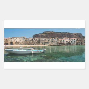Cefalu town in Sicily Sticker