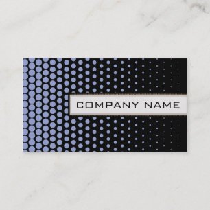 Ceil Polka Dot Elegant Modern Black Business Card