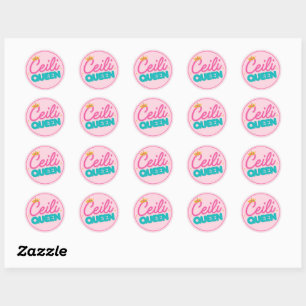Ceili Queen Classic Round Sticker