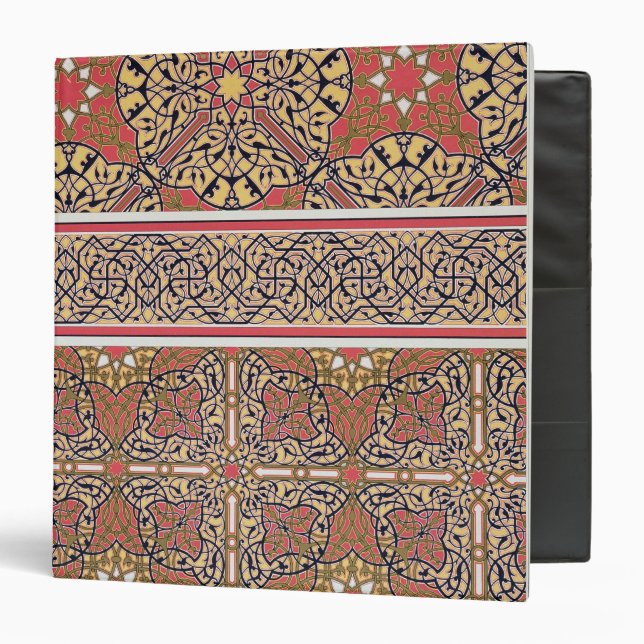 Ceiling arabesques from the Mosque of El-Bordeyny, Binder (Front/Inside)