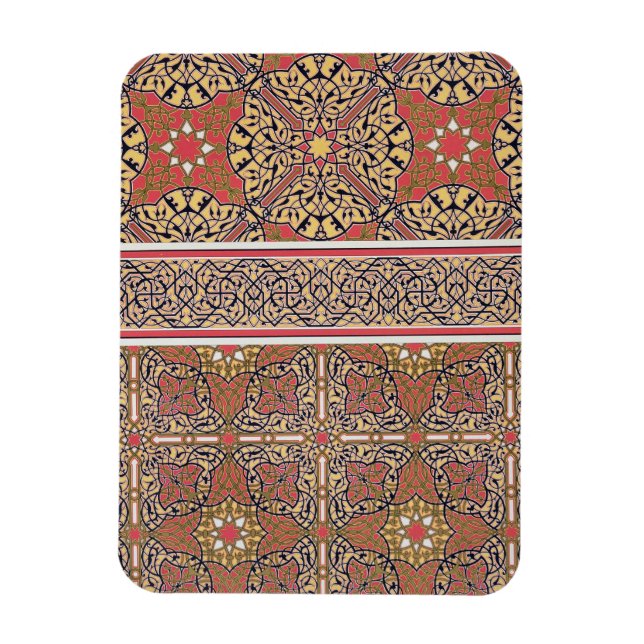 Ceiling arabesques from the Mosque of El-Bordeyny, Magnet (Vertical)