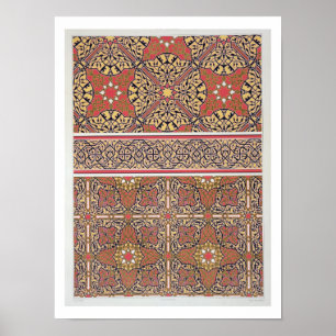 Ceiling arabesques from the Mosque of El-Bordeyny, Poster