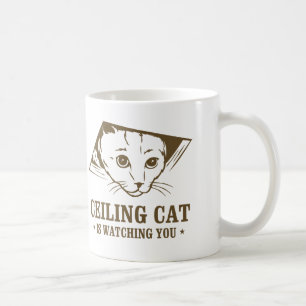 Ceiling Cat is Watching You Coffee Mug