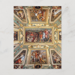 Ceiling decoration Palazzo Vecchio Florence Giorgi Postcard