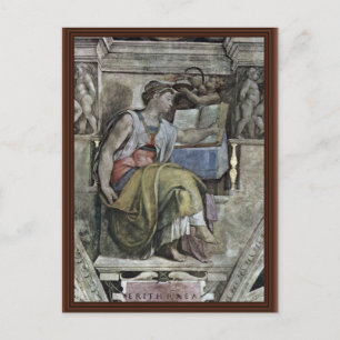 Ceiling Fresco For The Story Of Creation In The Si Postcard