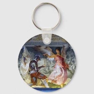 Ceiling in the Vatican Museum Keychain