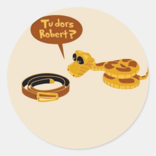 Ceinture Classic Round Sticker