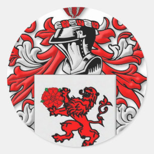 Ceja Coat of Arms Classic Round Sticker