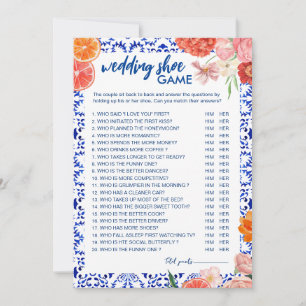 Cela amore la carte de jeu de chaussure mariage mé