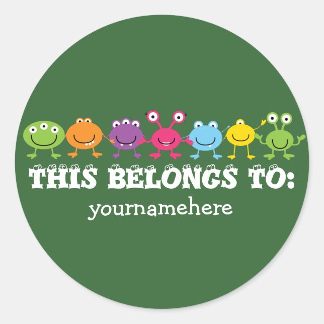 CELA APPARTIENT À BONS Stickers Aliens (Devant)