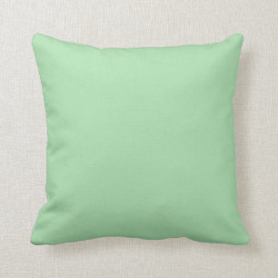 Celadon Colour Background Light Green Pastel Jade Throw Pillow