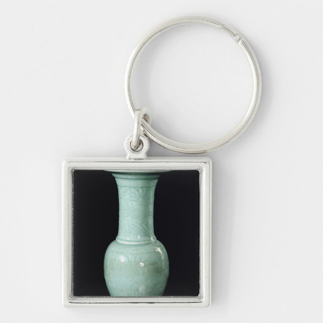 Celadon glazed vase, Yuan Dynasty Keychain (Front)